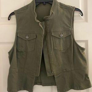 BCBG GENERATION DENIM VEST